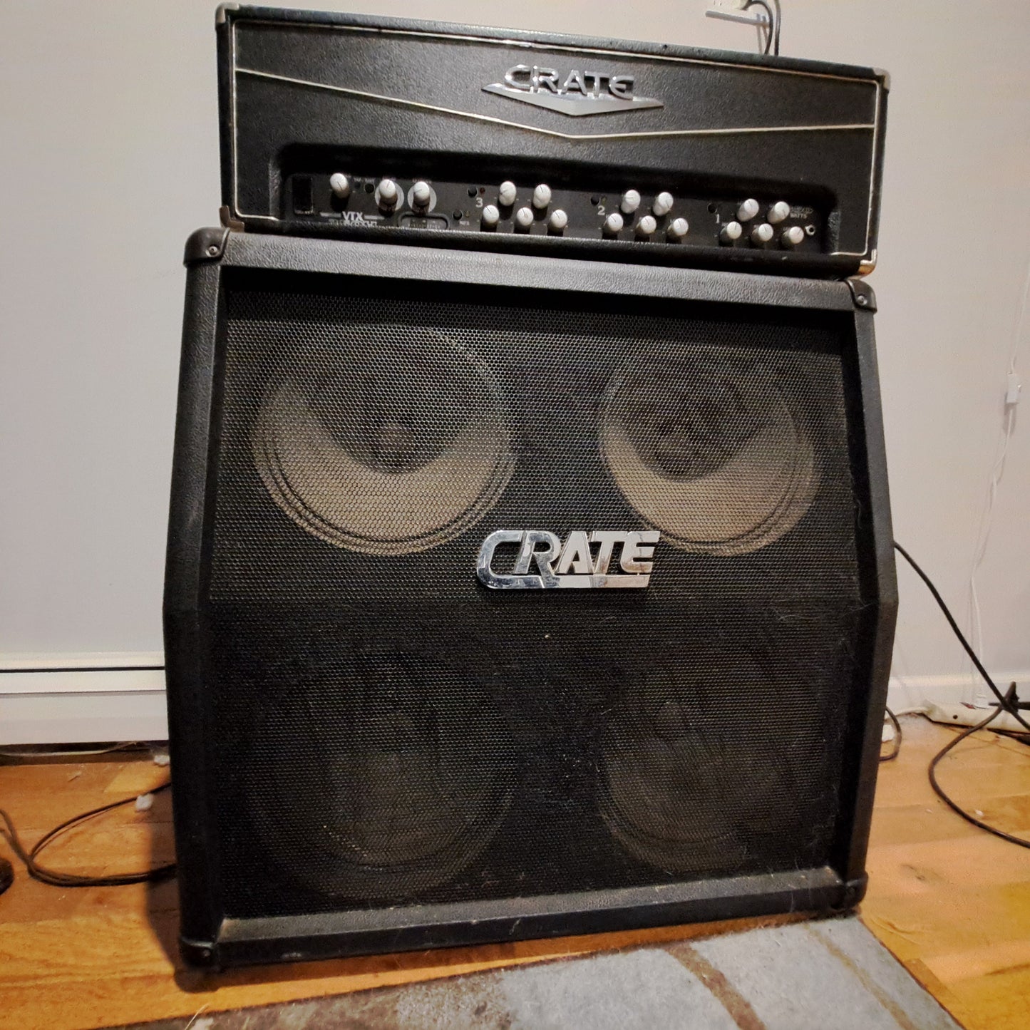 CRATE VTX350H STACK WIT GX412S CAB – STRAIGHT SAVAGE, LOUD AF, & BUILT TO WRECK YO NEIGHBORHOOD
