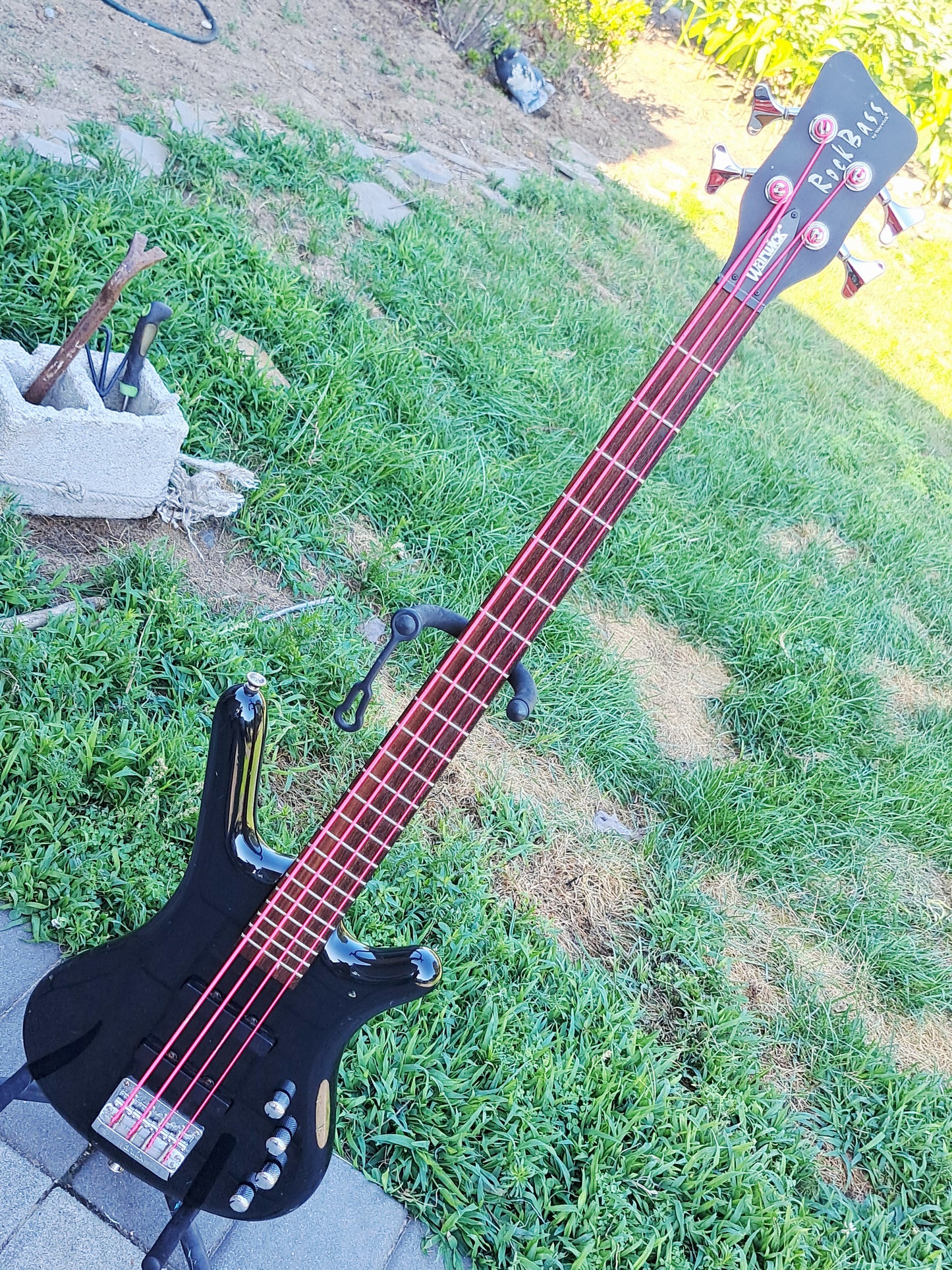 ๐ธ WARWICK ROCKBASS CORVETTE BASIC 4 โ GLOSS BLACK WIT' THAT FUNK FLARE ๐ธ
