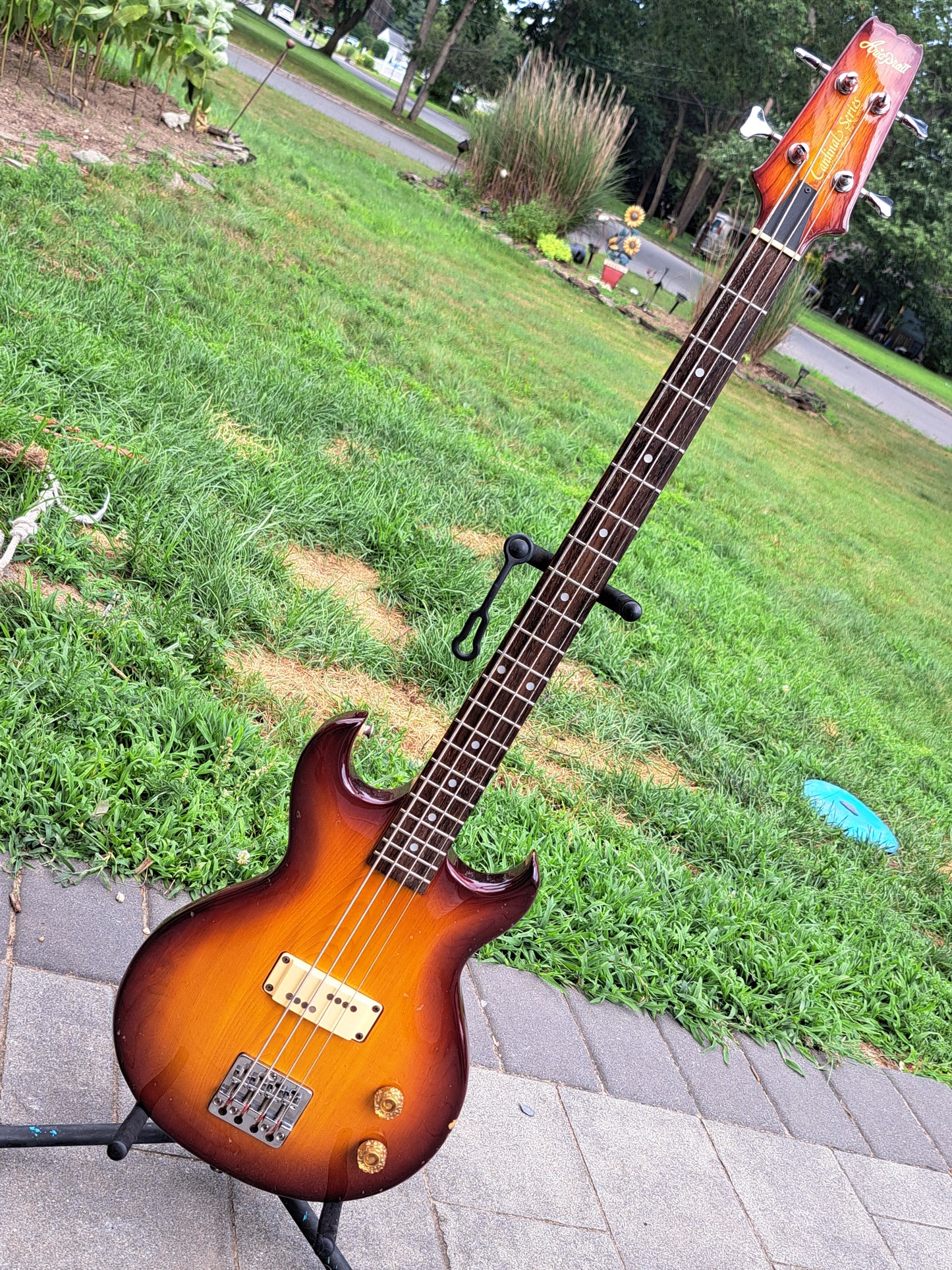 πΈπ₯ ARIA PRO II CSB-380 CARDINAL SERIES BASS β VINTAGE JAPAN NECK-THRU FUNK BEAST π₯πΈ