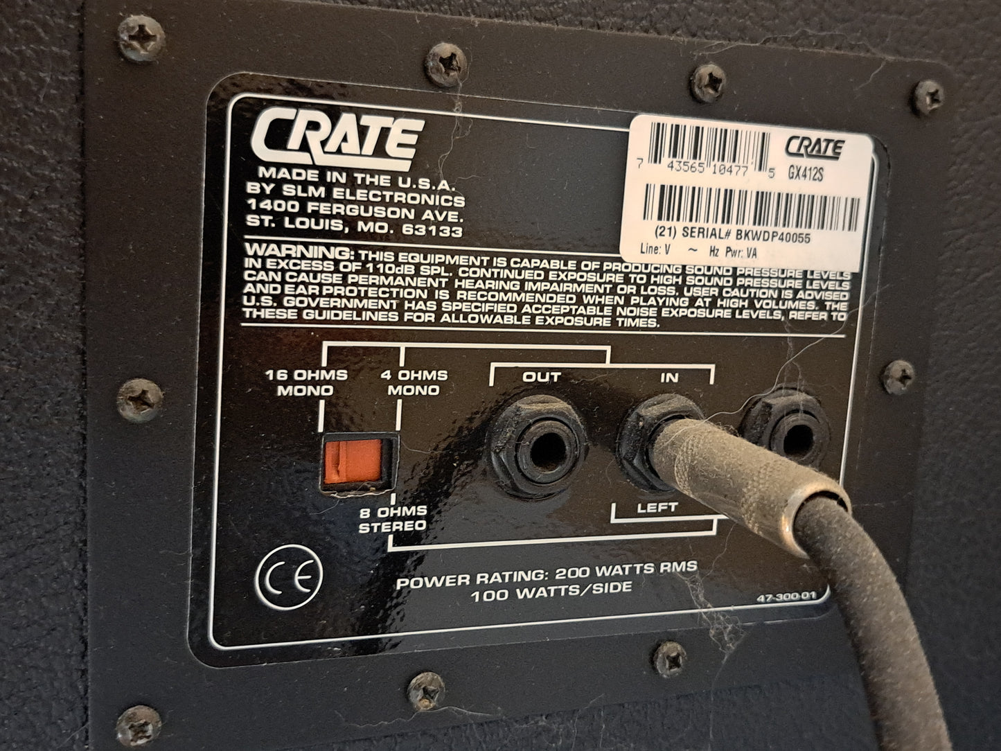 CRATE VTX350H STACK WIT GX412S CAB – STRAIGHT SAVAGE, LOUD AF, & BUILT TO WRECK YO NEIGHBORHOOD