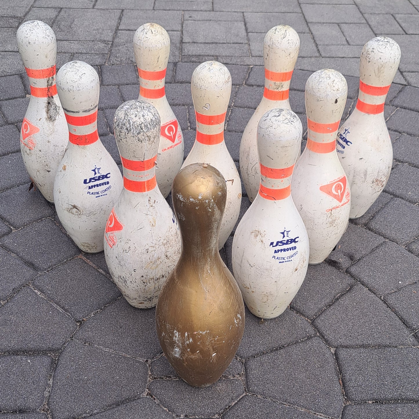 🎳 Set of 10 Authentic USBC Approved Bowling Pins 🏆