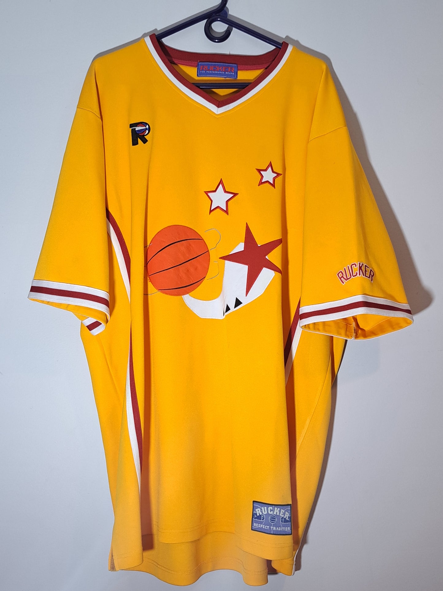 🔥💯 VINTAGE RUCKER STREETBALL JERSEY – HARLEM HEAT, NEVER WORN, NEVER WASHED 💯🔥