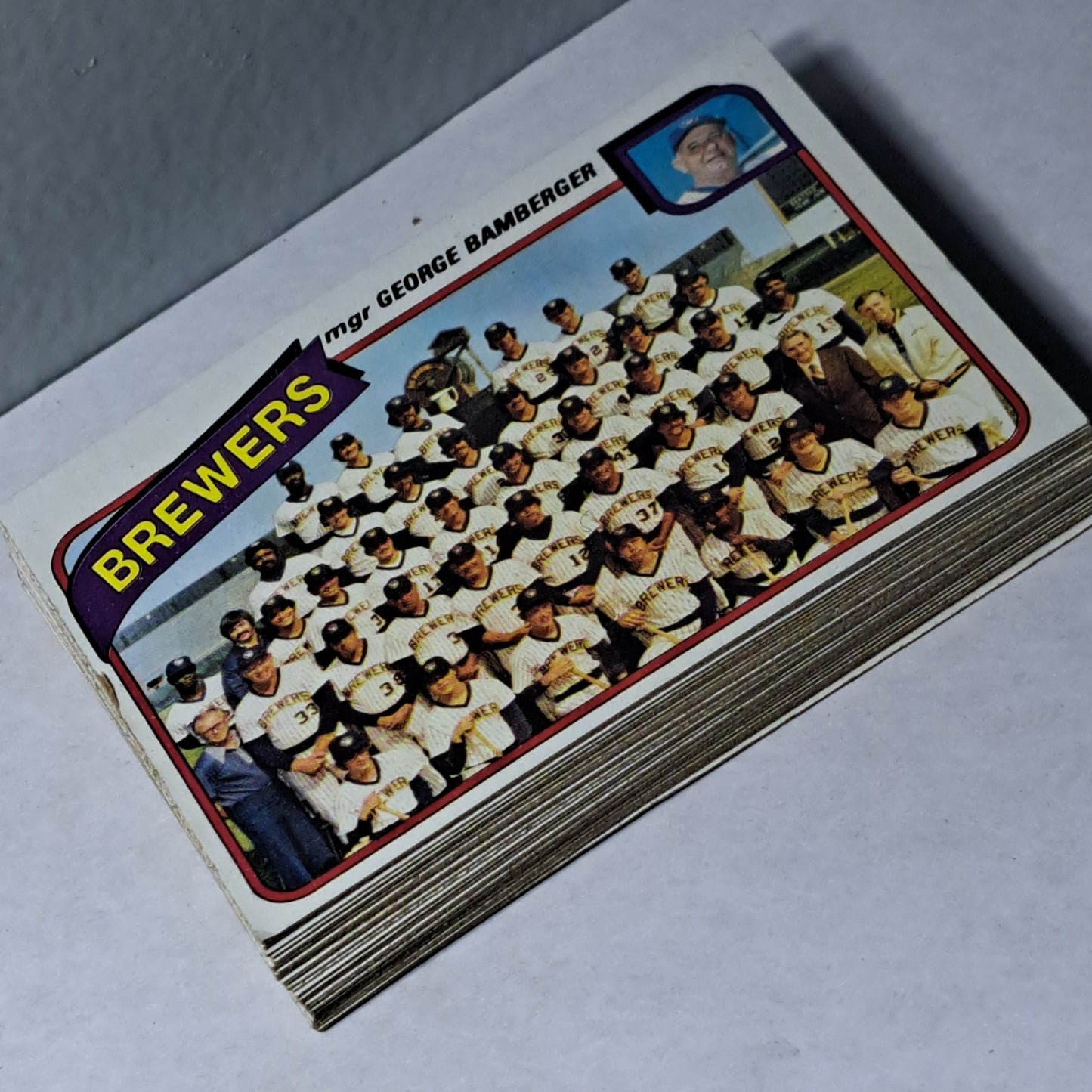 ⚾ Lot of 5 Complete 1980 Topps Milwaukee Brewers Team Sets 🧢