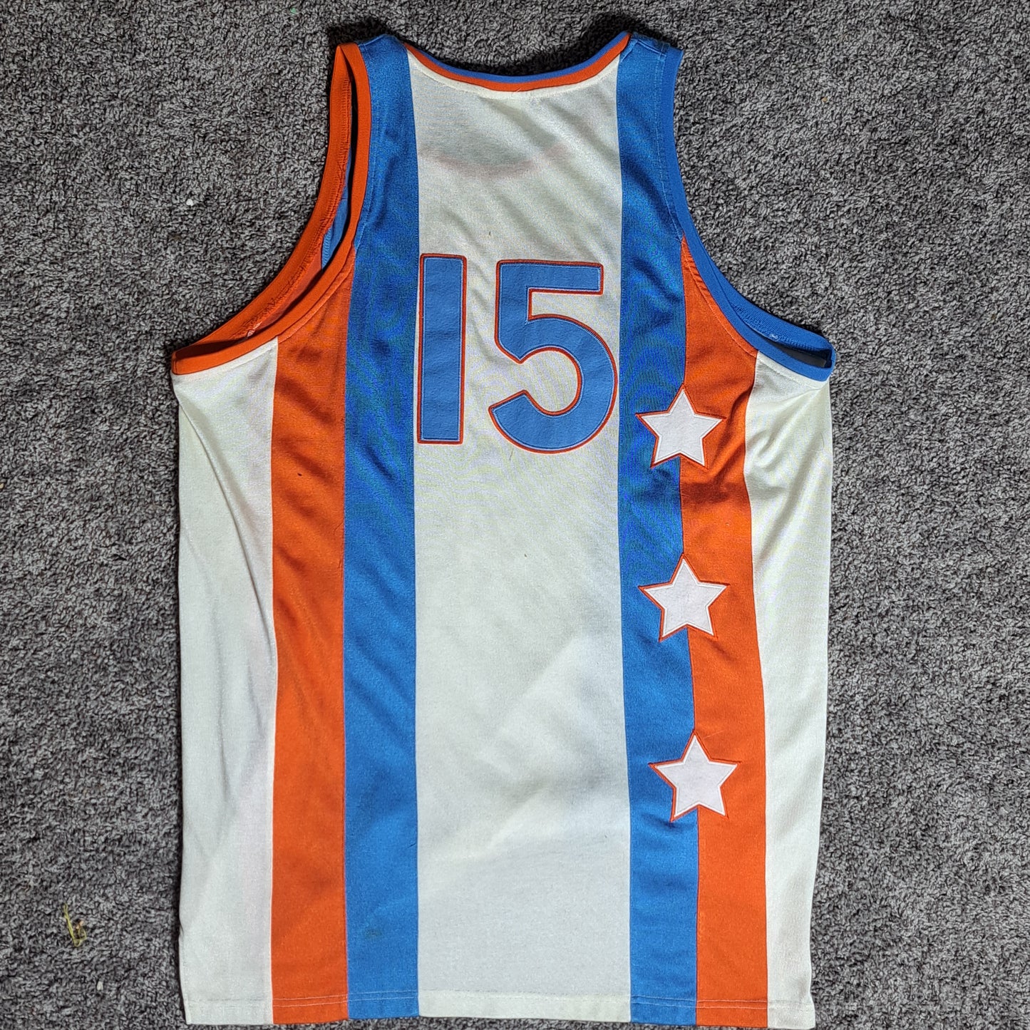🔥 DOWNTOWN ALL-STARS #15 RUCKER VINTAGE JERSEY by Stall & Dean – Size 54 – NYC LEGEND VIBES 🔥