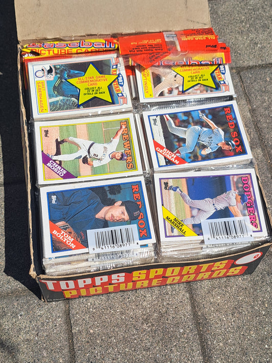 📦 1988 Topps Baseball Rack Packs – Factory Sealed Box ⚾🔥