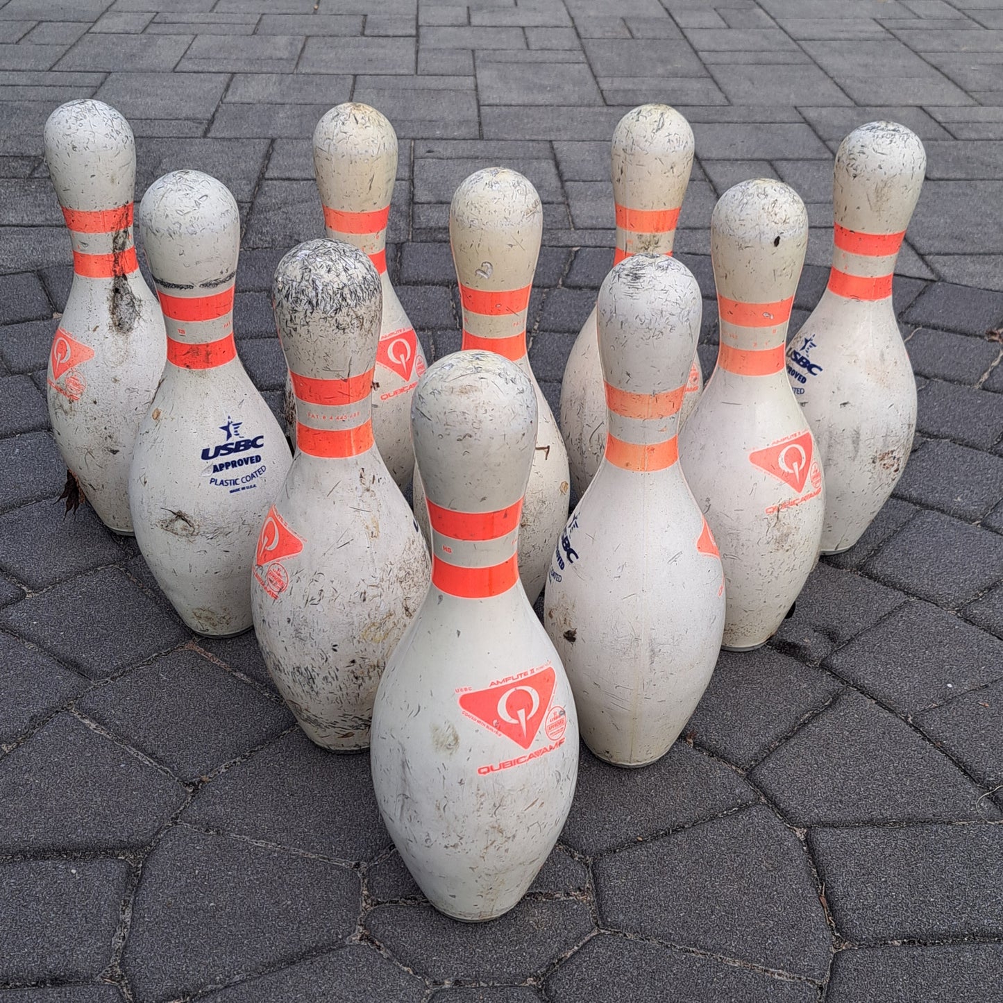 🎳 Set of 10 Authentic USBC Approved Bowling Pins 🏆