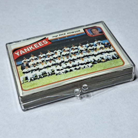 🔥 1980 TOPPS NEW YORK YANKEES COMPLETE TEAM SET – EXCELLENT - NEAR MINT 🔥