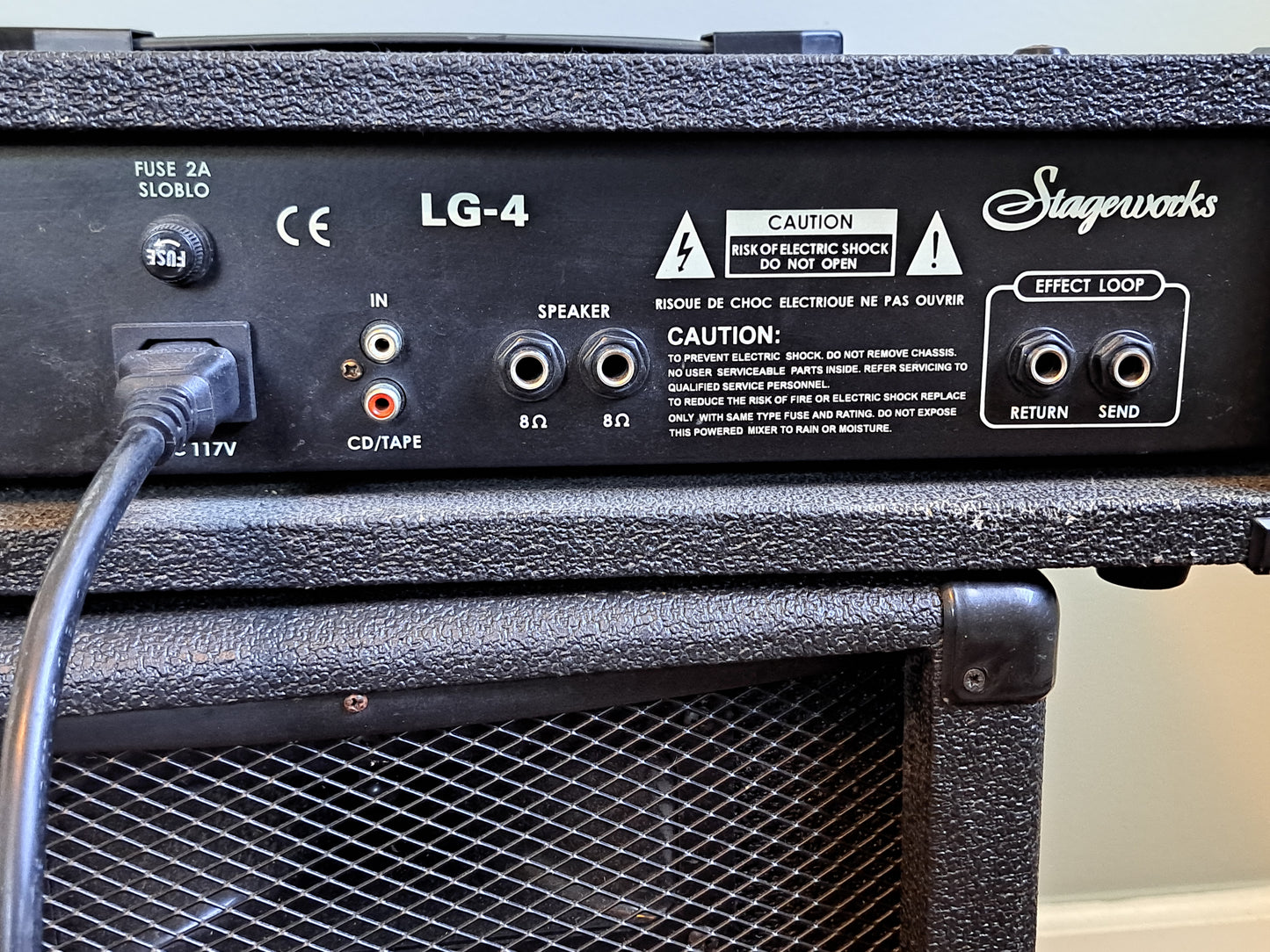 🎤 Complete Stageworks Small PA System – Includes LG‑4 Mixer + 2 LG‑4 Speaker Cabinets
