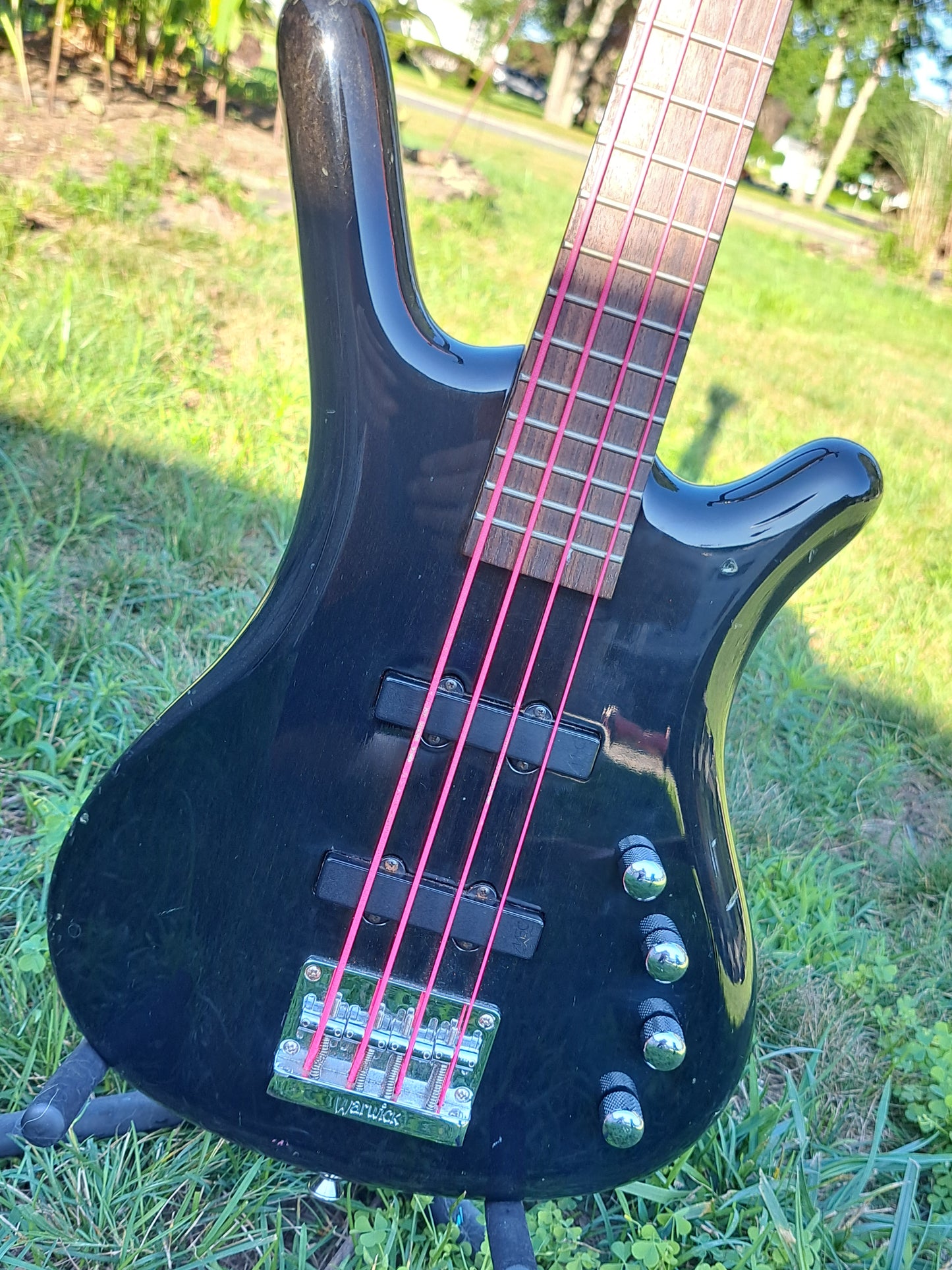🎸 WARWICK ROCKBASS CORVETTE BASIC 4 – GLOSS BLACK WIT' THAT FUNK FLARE 🎸