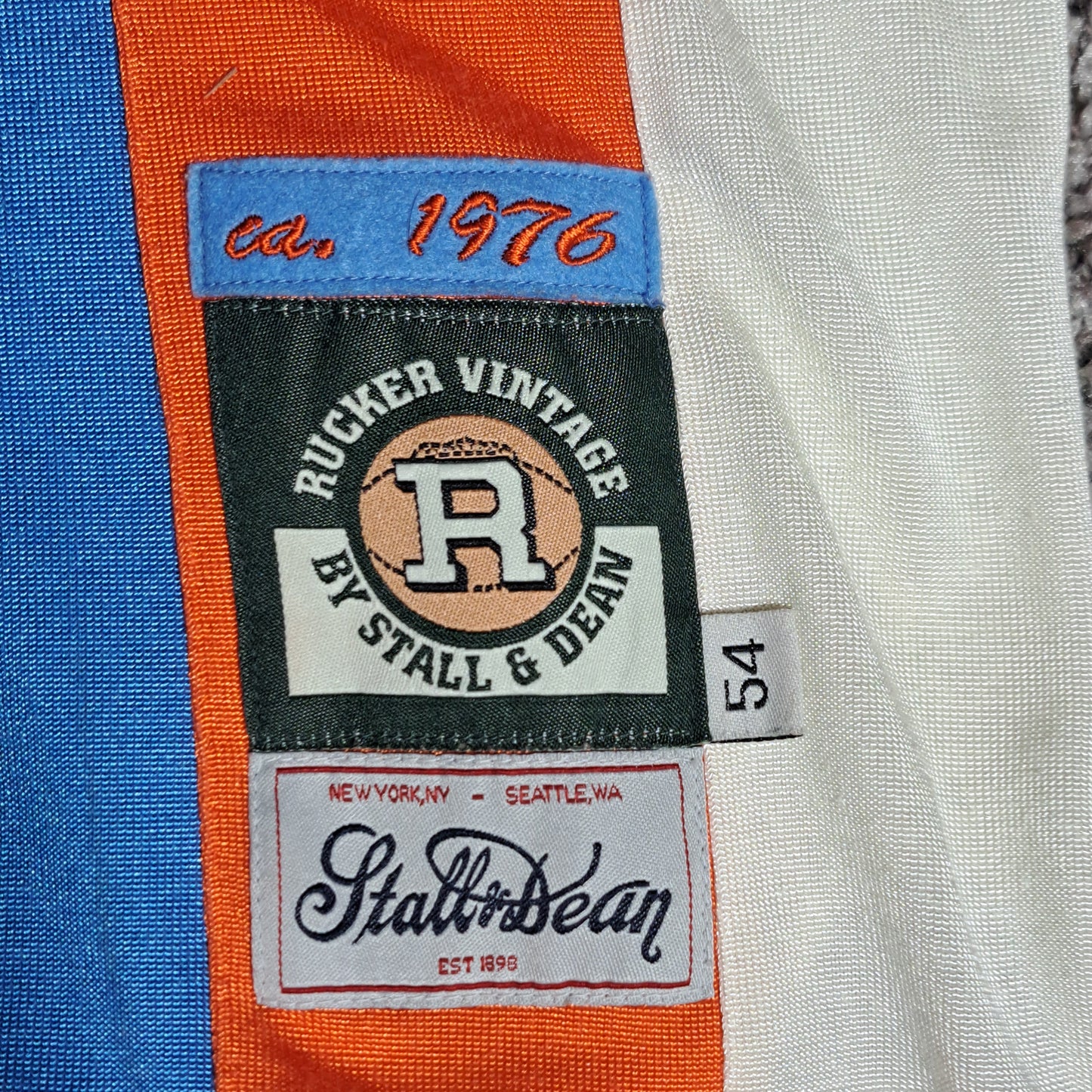 🔥 DOWNTOWN ALL-STARS #15 RUCKER VINTAGE JERSEY by Stall & Dean – Size 54 – NYC LEGEND VIBES 🔥