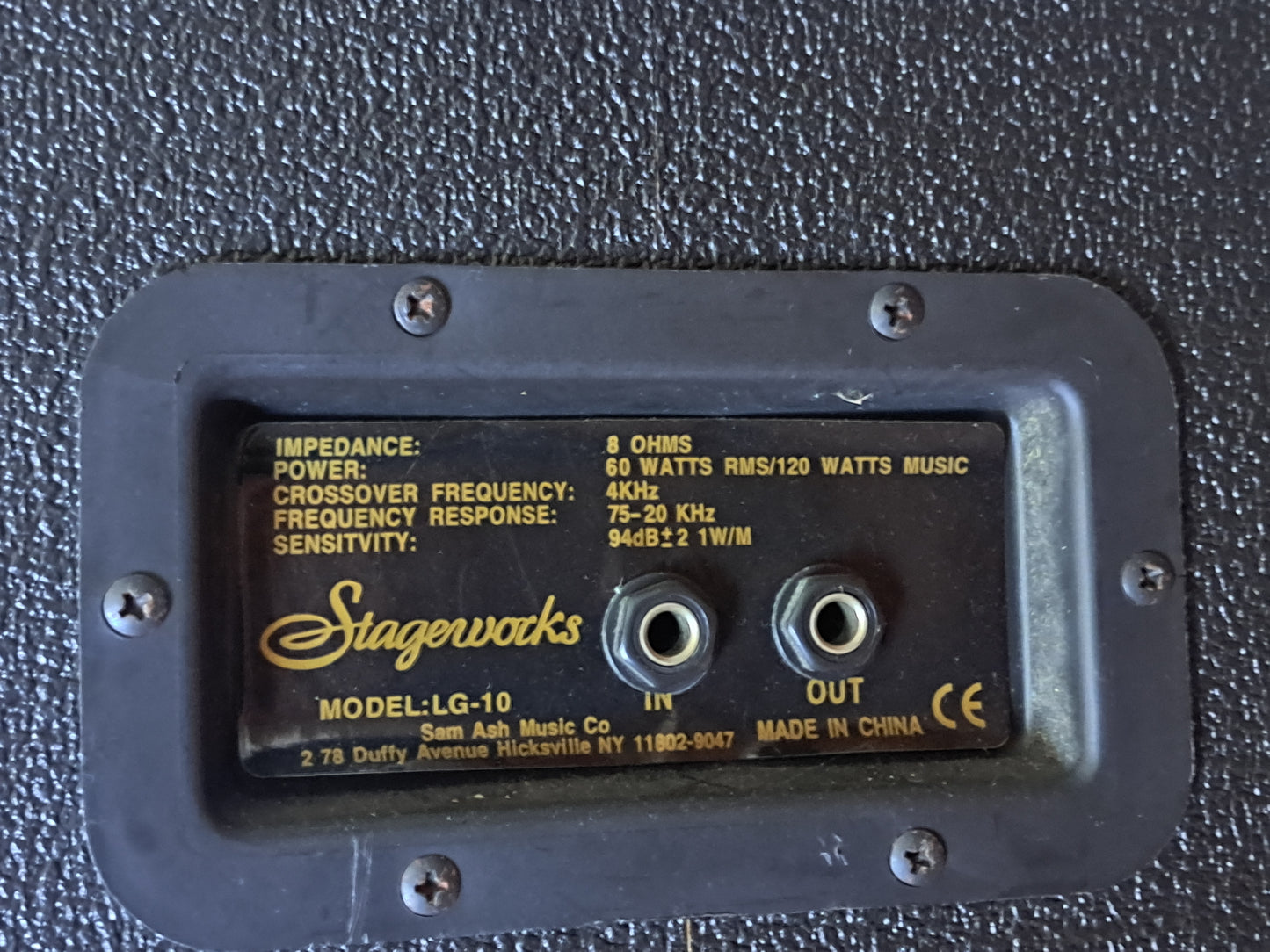 🎤 Complete Stageworks Small PA System – Includes LG‑4 Mixer + 2 LG‑4 Speaker Cabinets