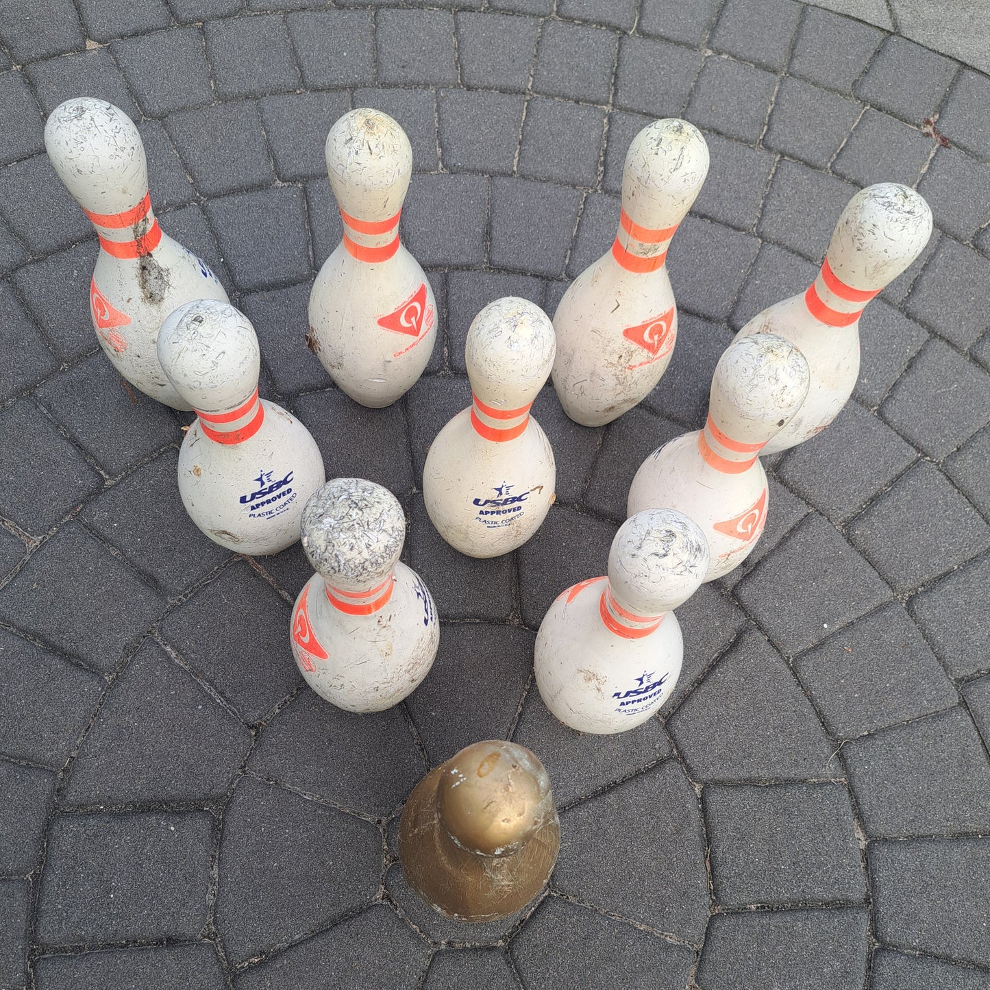 🎳 Set of 10 Authentic USBC Approved Bowling Pins 🏆