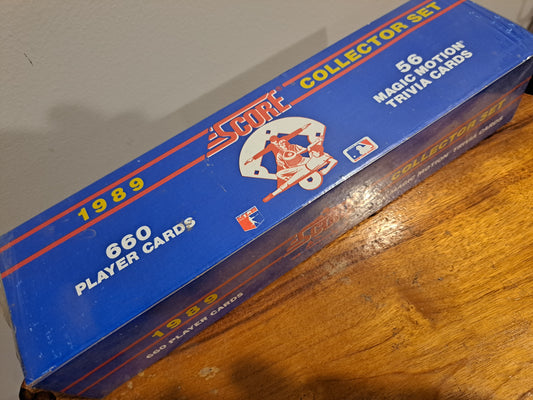 🔥 1989 Score Baseball Complete Set – 660 Cards +  FACTORY SEALED BOX